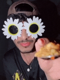 Glasses Eating GIF