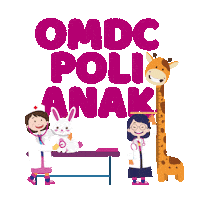 Rabbit Smile Sticker by OMDC Dental Clinic