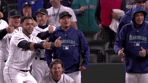 Walk-Off Thumbs Up GIF by ROOT SPORTS