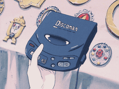 devineseverance giphyupload music nostalgia 90s anime GIF