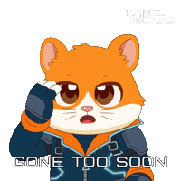 Sad Rest In Peace Sticker by Hamieverse