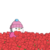 Flower Sticker by Pudgy Penguins