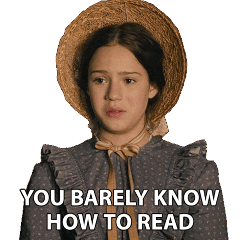 Cant Read Little House On The Prairie Sticker by NETFLIX