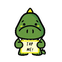 dino tap Sticker by Carousel