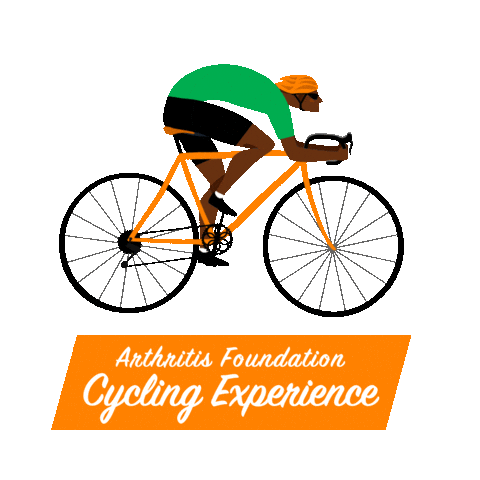 West Coast Bike Sticker by Arthritis Foundation