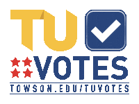 College Voting Sticker by Towson University