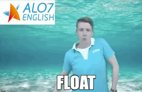 english float GIF by ALO7.com