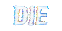 Glitch Die Sticker by Fousheé