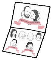 twotabbies wedding envelope invitation invite Sticker