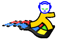 Netscape Navigator 3D Sticker by guiles theme