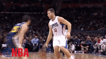los angeles clippers dunk GIF by NBA