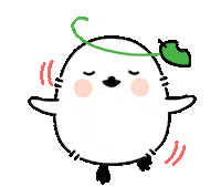 Relaxed Bird Sticker by Emoticbox