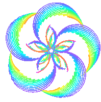 Art Rainbow Sticker by Quasi Crystals