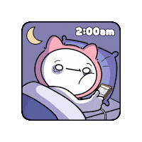 Sleepy Good Night Sticker