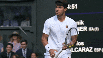 Carlos Alcaraz GIF by Wimbledon
