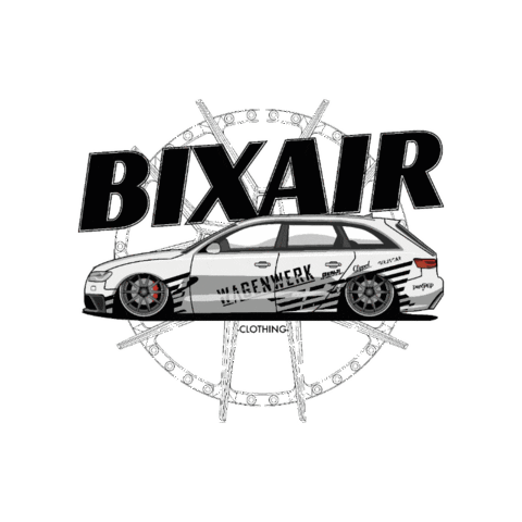 bixairclothing fashion audi bxa bixair Sticker