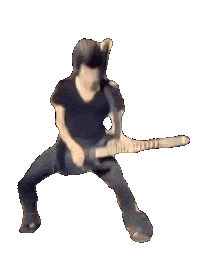 Rock And Roll Sticker by Nancy Pagan Animation