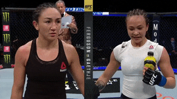 Shocked Michelle Waterson GIF by ESPN