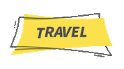 sticker i love to travel by Mattin