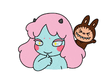 cosmicgirl Sticker by Okokume