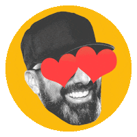 Holahola Hearts Sticker by Stereo Productions