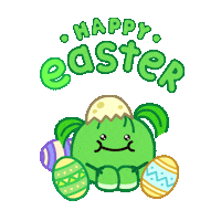 Easter Bunny Spring Sticker by DINOSALLY