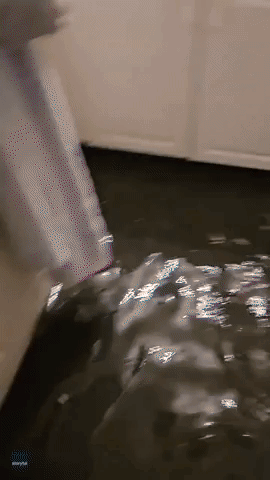 Water Pours From Apartment Bathroom as Torrential Rain Hits Ottawa