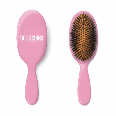 Dollschino giphygifmaker giphygifmakermobile pink hairbrush GIF