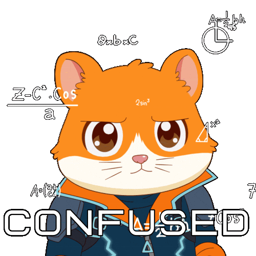 Thinking What Sticker by Hamieverse