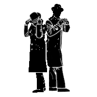 Suits Silhouette Sticker by Kübra