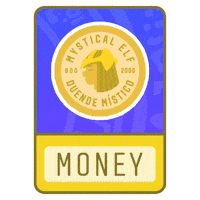 Money Moon Sticker