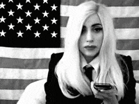 Blinking Lady Gaga GIF