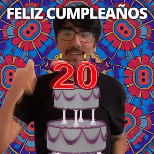 ¡Feliz 20.º cumpleaños!
