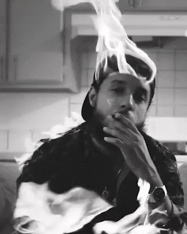 On Fire Smoking GIF by TruRebels Distro