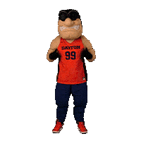 March Madness Rudy Sticker by University of Dayton
