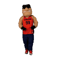 March Madness Rudy Sticker by University of Dayton