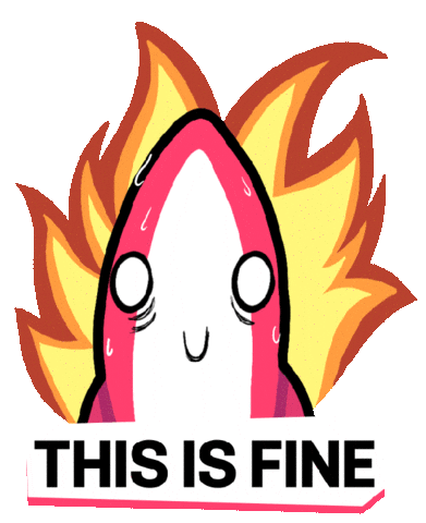 Stressed Oh No Sticker by HertsSU