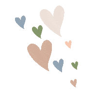 In Love Hearts Sticker