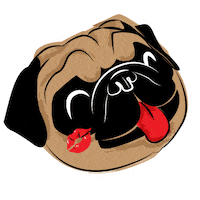 Dog Love Sticker by Perfumeria Fetiche