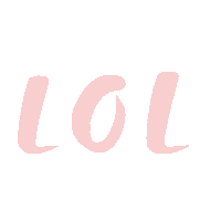 Pink Lol Sticker
