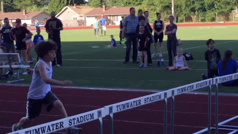 track hurdles GIF by America's Funniest Home Videos
