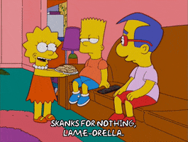 happy bart simpson GIF