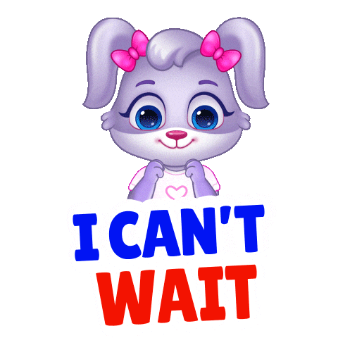 I Cant Wait Miss You Sticker by Lucas and Friends by RV AppStudios