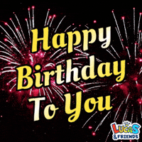 Happy Birthday GIF by Lucas and Friends by RV AppStudios