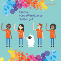 CodeWeekEU codeweek code week codeweekeu codeweekdance GIF