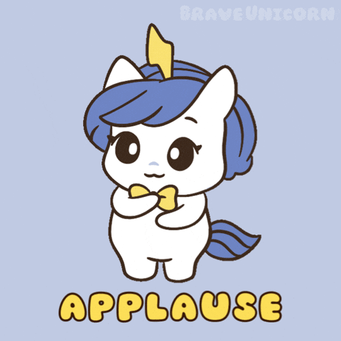 Well Done Applause GIF by Brave Unicorn