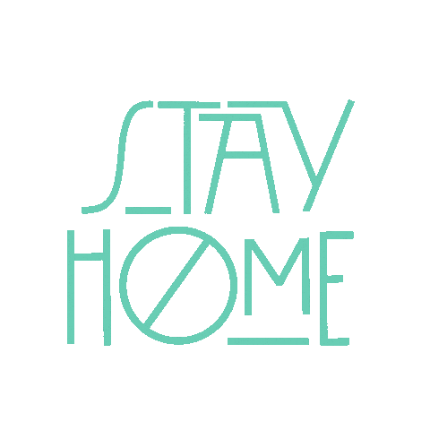 Vintage Stay Home Sticker by Nubikini