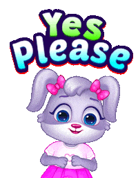 Yes Please Agree Sticker by Lucas and Friends by RV AppStudios