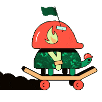 skate skateboard Sticker by Emily Julstrom