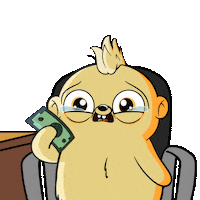 Sad Money Sticker by Fugz Official